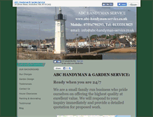 Tablet Screenshot of abc-handyman-service.co.uk